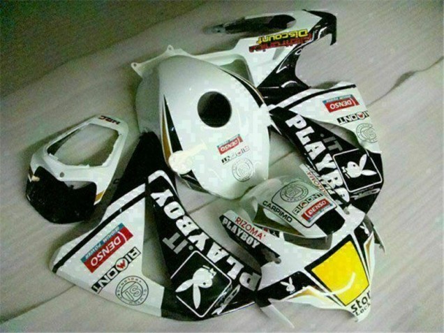 Carénages Moto Honda CBR 1000 RR 08-11 - Blanc Noir Playboy Carénages Moto Honda CBR 1000 RR 08-11 - Blanc Noir Playboy