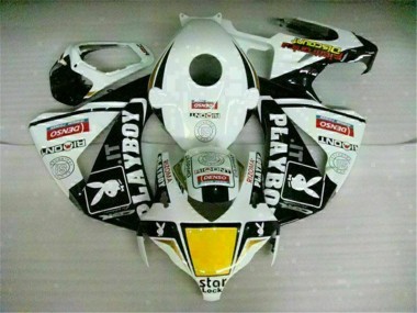 Carénages Moto Honda CBR 1000 RR 08-11 - Blanc Noir Playboy
