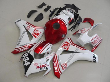 Carénages Moto Honda CBR 1000 RR 08-11 - Blanc Rouge HARC Pro PIAA 634