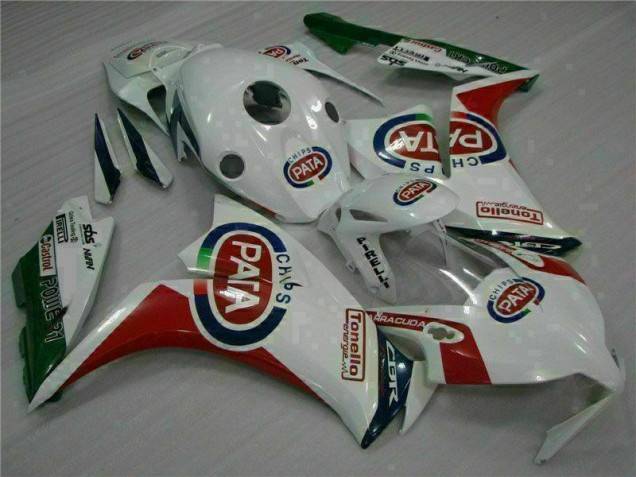 Carénages Moto Honda CBR 1000 RR 12-16 - Rouge Blanc PATA Carénages Moto Honda CBR 1000 RR 12-16 - Rouge Blanc PATA