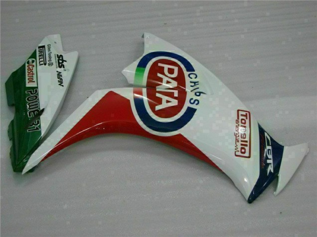Carénages Moto Honda CBR 1000 RR 12-16 - Rouge Blanc PATA Carénages Moto Honda CBR 1000 RR 12-16 - Rouge Blanc PATA