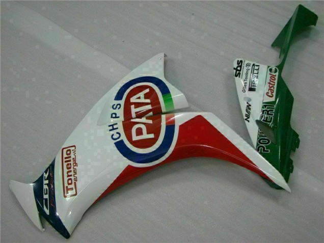 Carénages Moto Honda CBR 1000 RR 12-16 - Rouge Blanc PATA Carénages Moto Honda CBR 1000 RR 12-16 - Rouge Blanc PATA