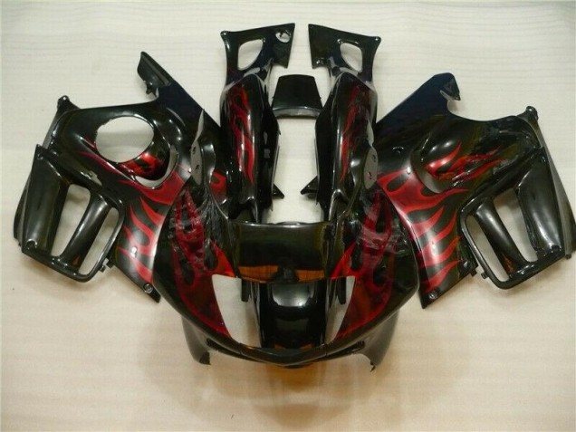 Carénages Moto Honda CBR 600 F3 95-98 - Noir Rouge Flamme Carénages Moto Honda CBR 600 F3 95-98 - Noir Rouge Flamme