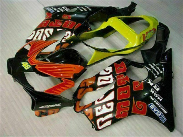 Carénages Moto Honda CBR 600 F4i 01-03 - Orange Noir Carénages Moto Honda CBR 600 F4i 01-03 - Orange Noir