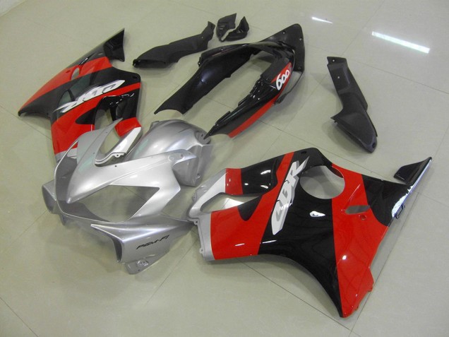 Carénages Moto Honda CBR 600 F4i 04-07 - Noir Rouge Argent Carénages Moto Honda CBR 600 F4i 04-07 - Noir Rouge Argent