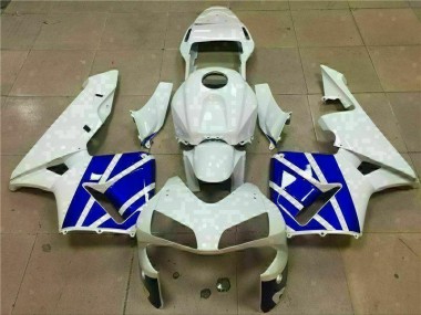 Carénages Moto Honda CBR 600 RR 03-04 - Blanc Bleu