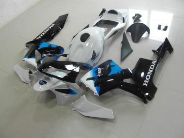 Carénages Moto Honda CBR 600 RR 03-04 - Blanc Noir Bleu