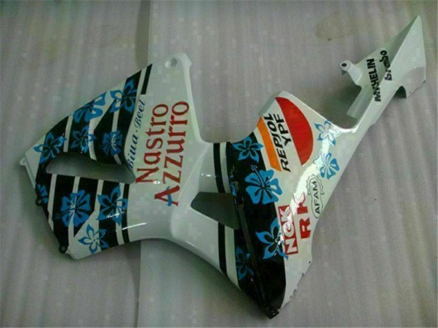 Carénages Moto Honda CBR 600 RR 05-06 - Blanc Bleu Nastro Azzurro 46
