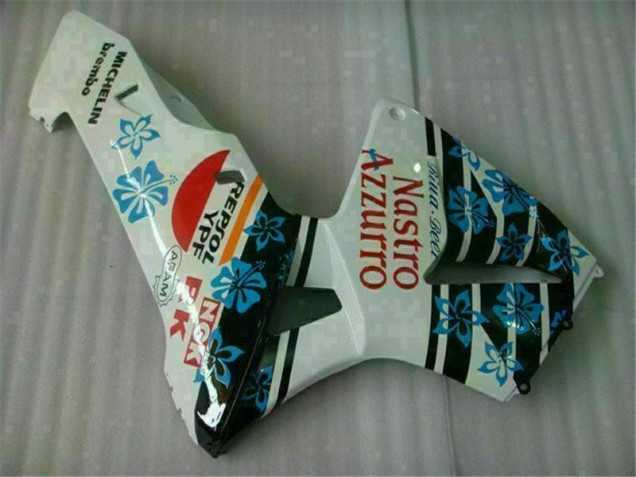 Carénages Moto Honda CBR 600 RR 05-06 - Blanc Bleu Nastro Azzurro 46