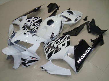 Carénages Moto Honda CBR 600 RR 05-06 - Blanc Noir