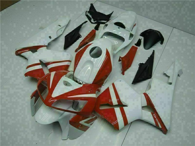 Carénages Moto Honda CBR 600 RR 05-06 - Blanc Rouge Carénages Moto Honda CBR 600 RR 05-06 - Blanc Rouge