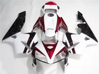Carénages Moto Honda CBR 600 RR 05-06 - Rouge Blanc Noir
