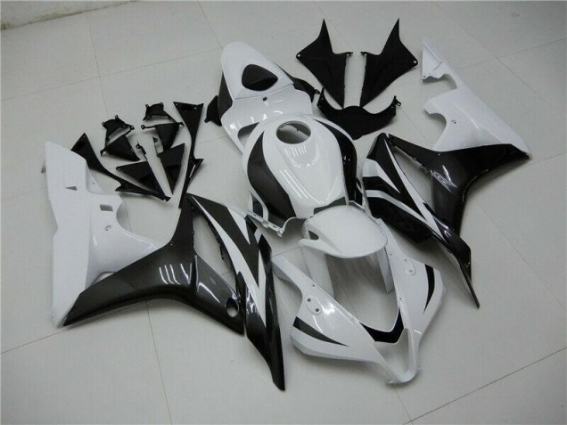 Carénages Moto Honda CBR 600 RR 07-08 - Blanc Noir Carénages Moto Honda CBR 600 RR 07-08 - Blanc Noir