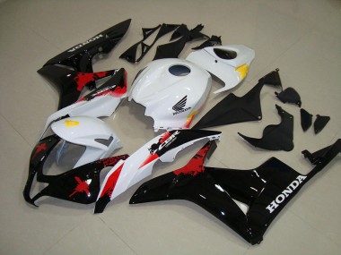Carénages Moto Honda CBR 600 RR 07-08 - Blanc Noir Rouge