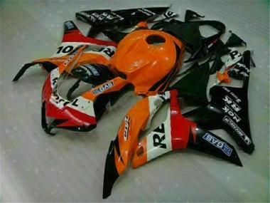 Carénages Moto Honda CBR 600 RR 07-08 - Orange Noir Repsol