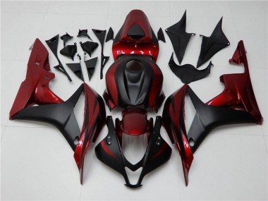 Carénages Moto Honda CBR 600 RR 07-08 - Rouge Noir