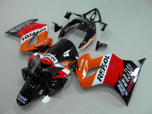 Carénages Moto Honda VFR 800 02-13 - Repsol Carénages Moto Honda VFR 800 02-13 - Repsol