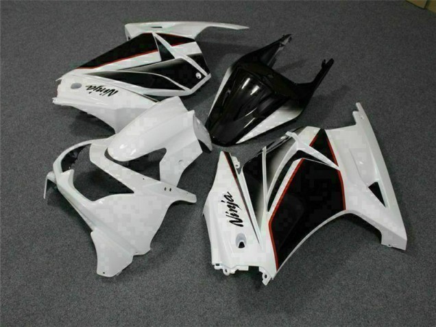 Carénages Moto Kawasaki EX250 08-12 - Blanc Noir Ninja Carénages Moto Kawasaki EX250 08-12 - Blanc Noir Ninja