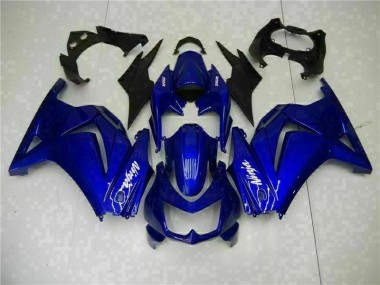Carénages Moto Kawasaki EX250 08-12 - Bleu Noir Blanc Ninja