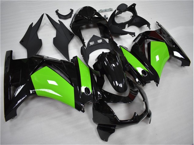 Carénages Moto Kawasaki EX250 08-12 - Noir Vert Carénages Moto Kawasaki EX250 08-12 - Noir Vert