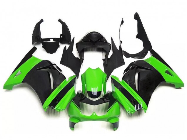 Carénages Moto Kawasaki EX250 08-12 - Vert Noir Carénages Moto Kawasaki EX250 08-12 - Vert Noir