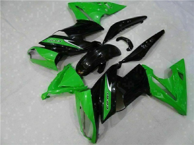 Carénages Moto Kawasaki EX650 06-08 - Vert Noir Carénages Moto Kawasaki EX650 06-08 - Vert Noir