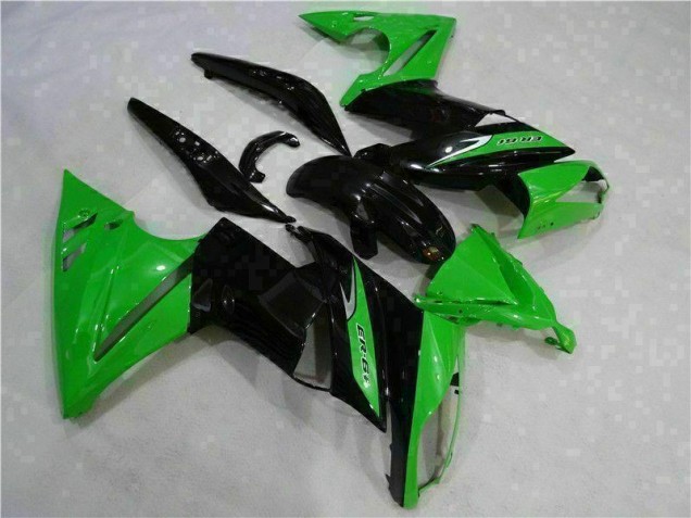 Carénages Moto Kawasaki EX650 06-08 - Vert Noir Carénages Moto Kawasaki EX650 06-08 - Vert Noir