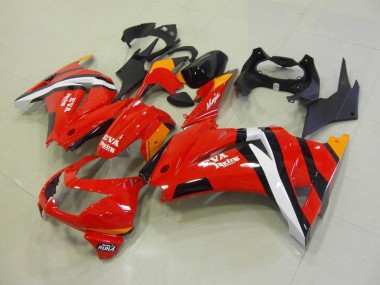 Carénages Moto Kawasaki ZX 250R 08-12 - Rouge Noir