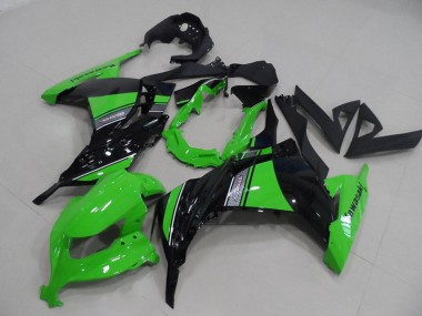 Carénages Moto Kawasaki ZX 300R 13-16 - Noir Vert