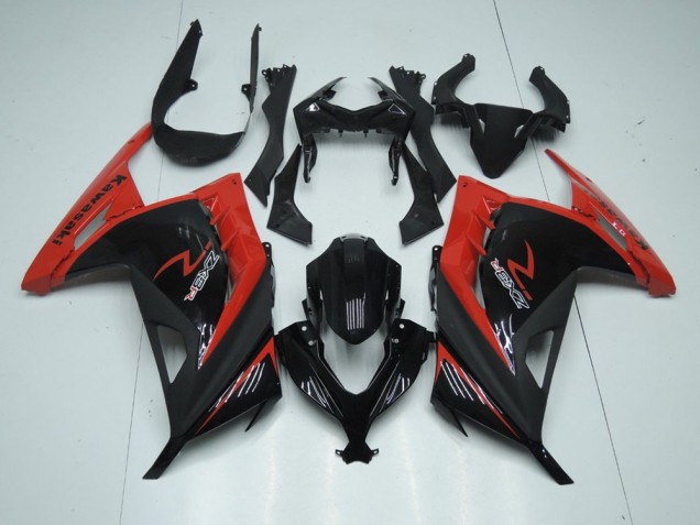 Carénages Moto Kawasaki ZX 300R 13-16 - Rouge Noir Carénages Moto Kawasaki ZX 300R 13-16 - Rouge Noir