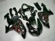 Carénages Moto Kawasaki ZX10R 06-07 - Noir Rouge Flamme Carénages Moto Kawasaki ZX10R 06-07 - Noir Rouge Flamme