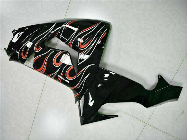 Carénages Moto Kawasaki ZX10R 06-07 - Noir Rouge Flamme Carénages Moto Kawasaki ZX10R 06-07 - Noir Rouge Flamme