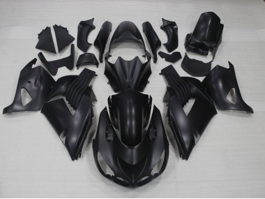 Carénages Moto Kawasaki ZX14R ZZR 1400 06-11 - Noir Mat