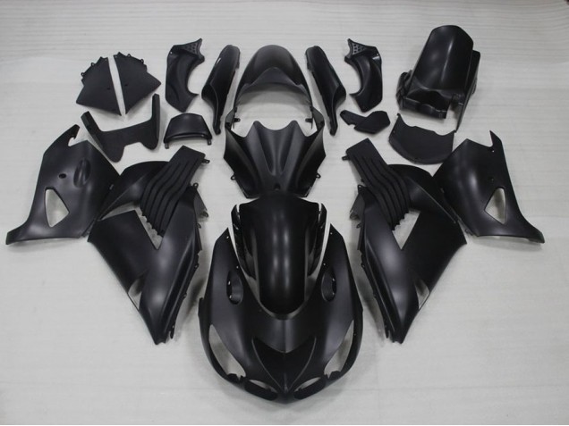 Carénages Moto Kawasaki ZX14R ZZR 1400 06-11 - Noir Mat