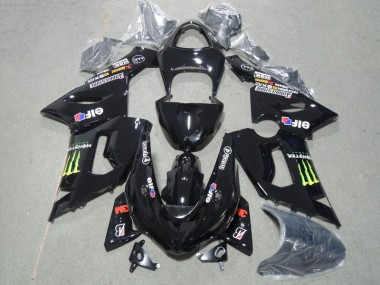 Carénages Moto Kawasaki ZX6R 05-06 - 3M Touch4 Monster Noir