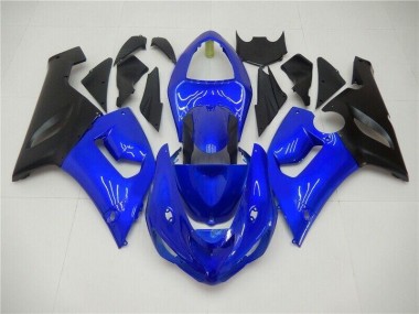 Carénages Moto Kawasaki ZX6R 05-06 - Bleu