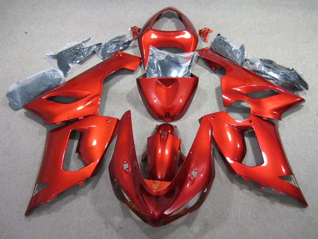 Carénages Moto Kawasaki ZX6R 05-06 - Orange