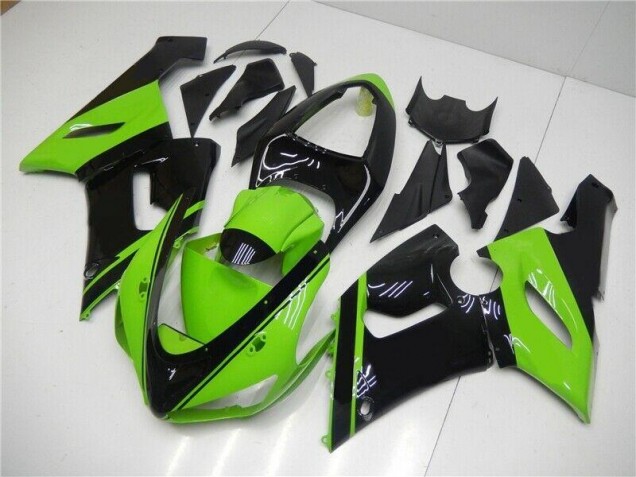 Carénages Moto Kawasaki ZX6R 05-06 - Vert Noir Carénages Moto Kawasaki ZX6R 05-06 - Vert Noir