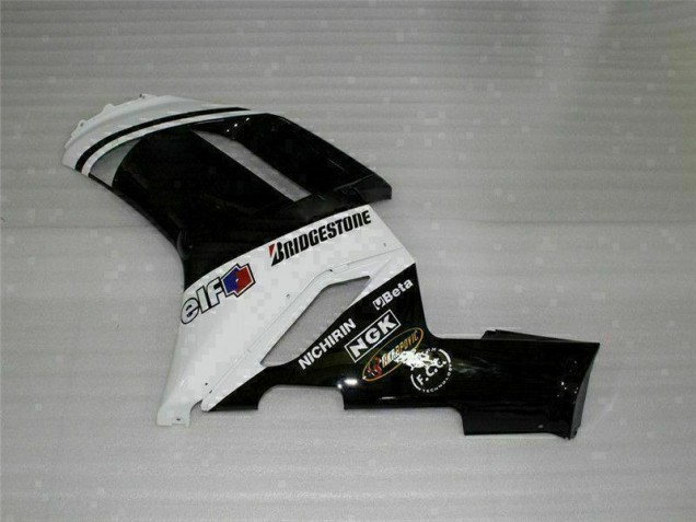 Carénages Moto Kawasaki ZX6R 07-08 - Noir Blanc