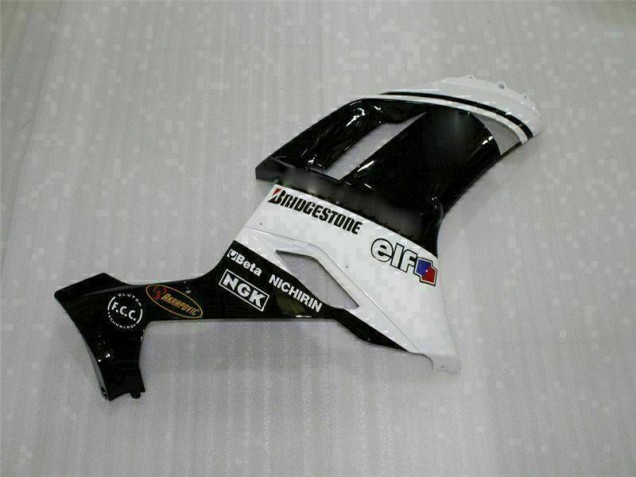 Carénages Moto Kawasaki ZX6R 07-08 - Noir Blanc