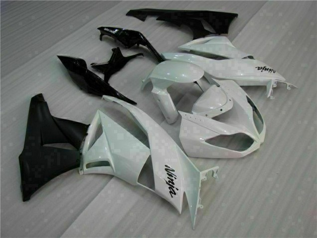 Carénages Moto Kawasaki ZX6R 09-12 - Blanc Noir Carénages Moto Kawasaki ZX6R 09-12 - Blanc Noir