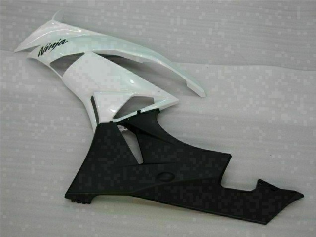 Carénages Moto Kawasaki ZX6R 09-12 - Blanc Noir Carénages Moto Kawasaki ZX6R 09-12 - Blanc Noir