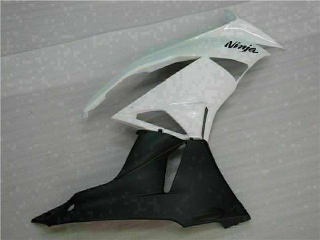 Carénages Moto Kawasaki ZX6R 09-12 - Blanc Noir Carénages Moto Kawasaki ZX6R 09-12 - Blanc Noir