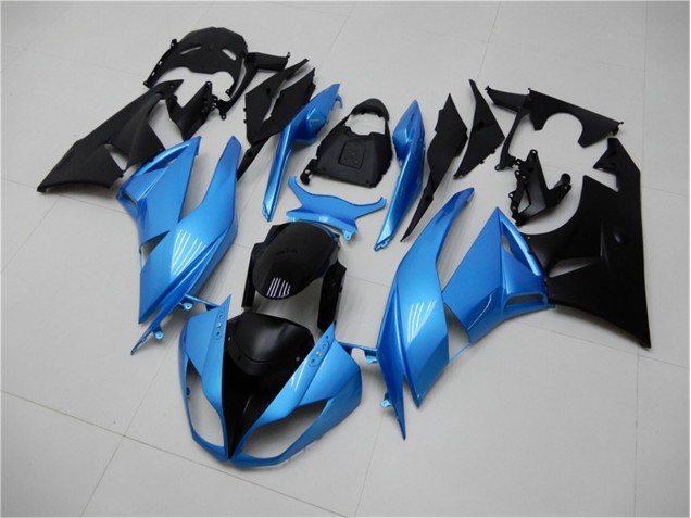 Carénages Moto Kawasaki ZX6R 09-12 - Bleu Noir