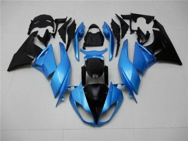 Carénages Moto Kawasaki ZX6R 09-12 - Bleu Noir
