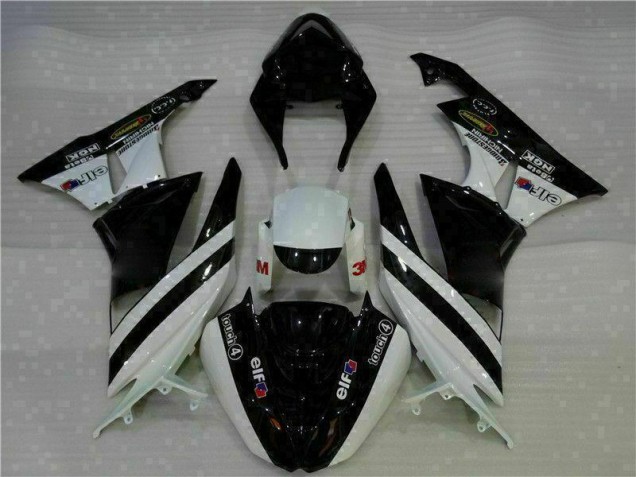 Carénages Moto Kawasaki ZX6R 09-12 - Noir Blanc 3M Touch4 Carénages Moto Kawasaki ZX6R 09-12 - Noir Blanc 3M Touch4
