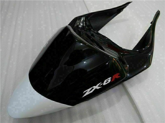 Carénages Moto Kawasaki ZX6R 09-12 - Noir Blanc 3M Touch4 Carénages Moto Kawasaki ZX6R 09-12 - Noir Blanc 3M Touch4