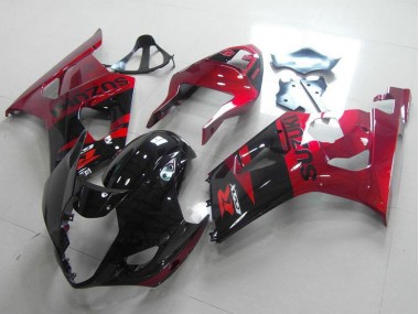 Carénages Moto Suzuki GSXR 1000 K3 03-04 - Noir Rouge