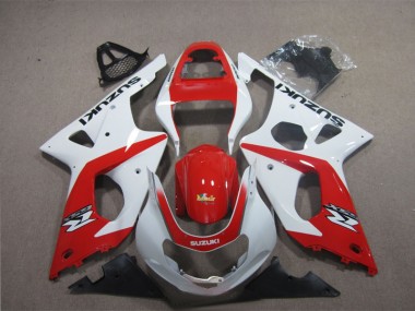 Carénages Moto Suzuki GSXR 1000 K3 03-04 - Rouge Blanc