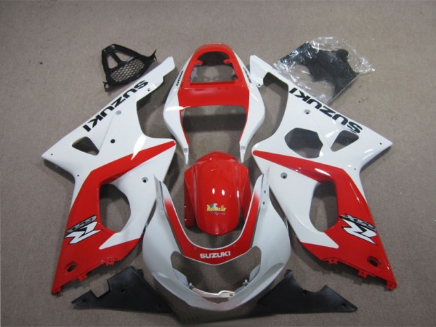 Carénages Moto Suzuki GSXR 1000 K3 03-04 - Rouge Blanc Carénages Moto Suzuki GSXR 1000 K3 03-04 - Rouge Blanc